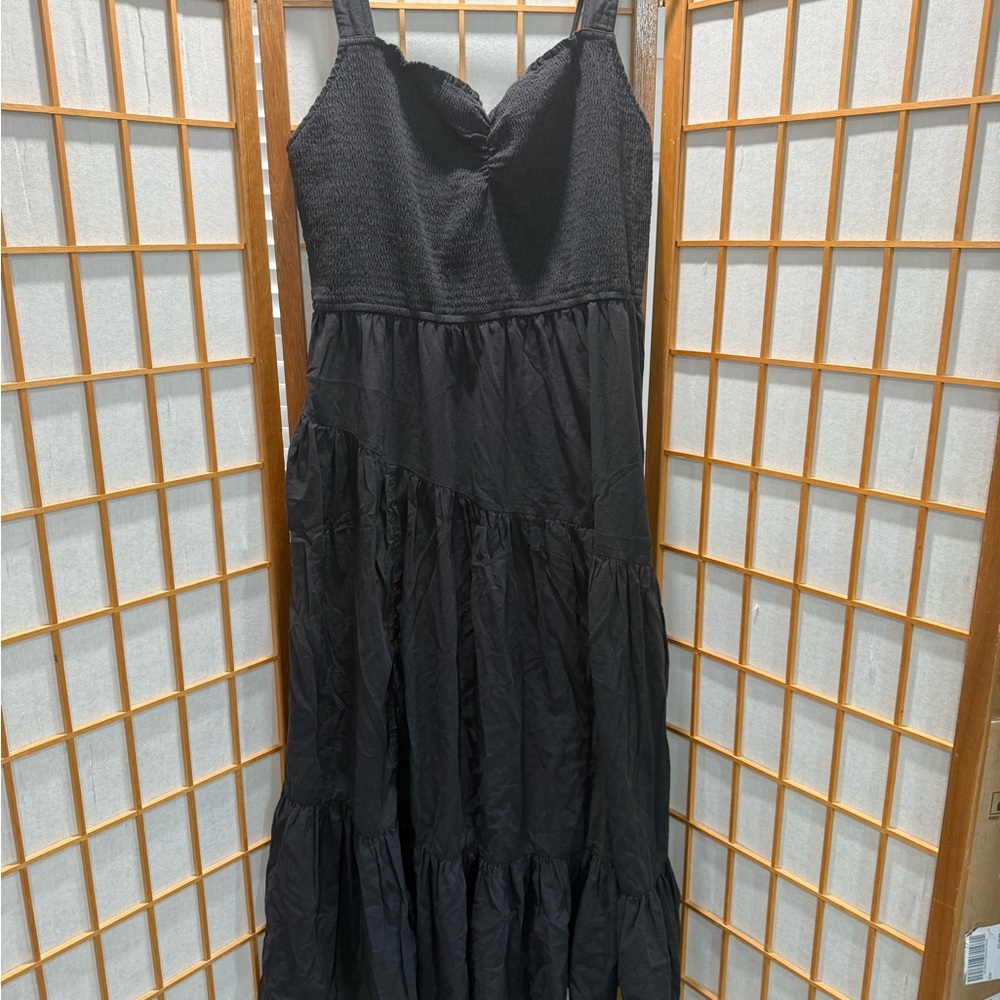 American Eagle Outfitters Black Maxi Dress